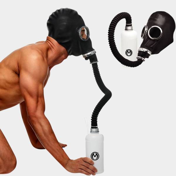 MASQUE À GAZ INHALATHEUR + BOUTEILLE - Master Series