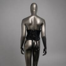 Serre-taille court satin