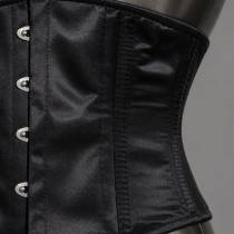 Serre-taille court satin