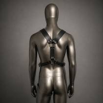 Harnais homme cuir + menottes