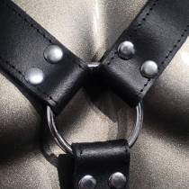 Harnais homme cuir + menottes