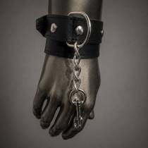 Harnais homme cuir + menottes