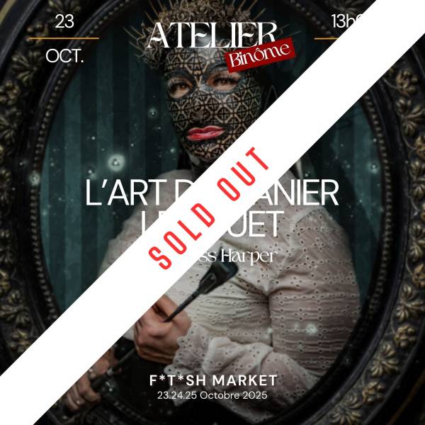 Atelier - L'art de manier le fouet | Billet pour 2 personnes - Fetish week