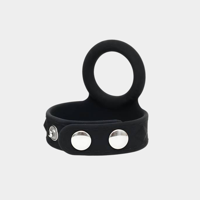 Cockring pénis et testicules réglable ( 2 tailles)
