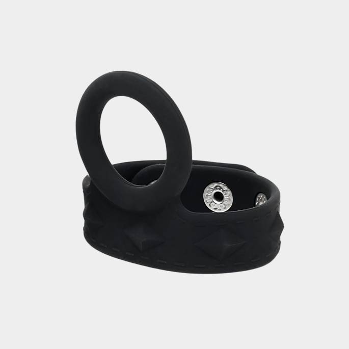 Cockring pénis et testicules réglable ( 2 tailles)