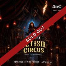 Nuit Dèmonia – Fetish Circus | Billet Early Bird | Soirée Fetish & BDSM Paris
