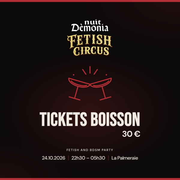 Ticket boisson - Nuit Demonia