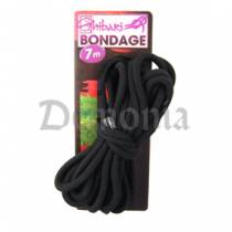 BONDAGE-SEIL AUS BAUMWOLLE - SCHWARZ