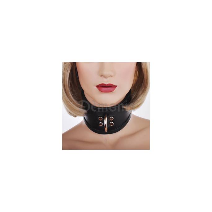 NECKLACE LEATHER MINERVE + RING