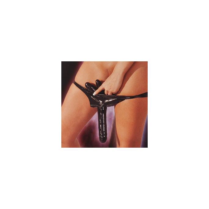LATEX SLIP 3 DILDOS