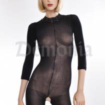 TRAJE ABIERTO VELO NEGRO