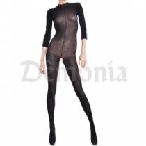 TRAJE ABIERTO VELO NEGRO