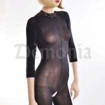 TRAJE ABIERTO VELO NEGRO