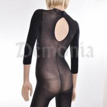 TRAJE ABIERTO VELO NEGRO