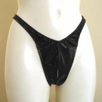 STRING FEMME VINYLE FENDU