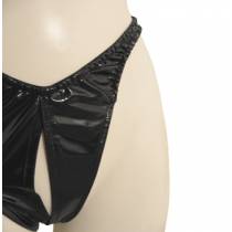 STRING FEMME VINYLE FENDU