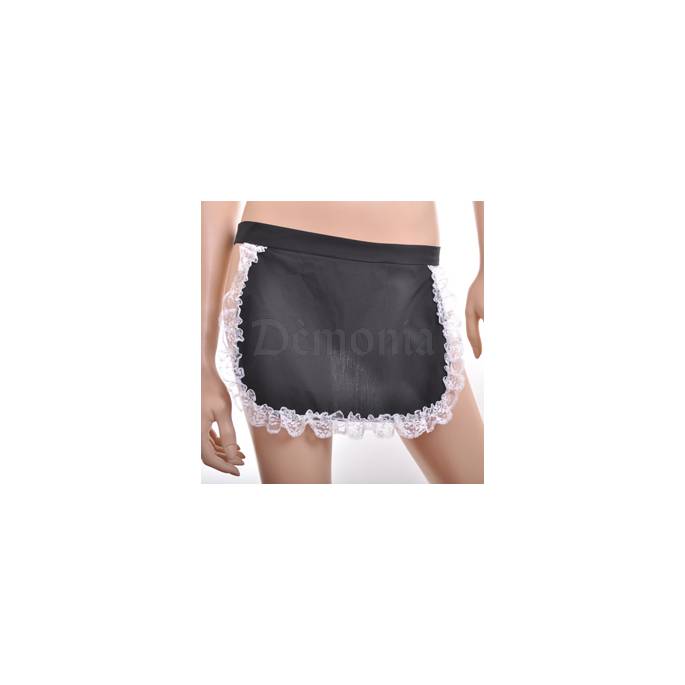 DELANTAL DE ALGODÓN NEGRO