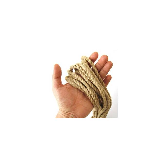 BONDAGE ROPE HEMP - NATURAL