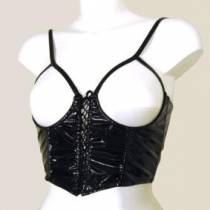 TOPLESS BUSTIER DE VINILO