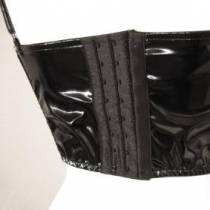 BUSTIER VINYLE SEINS NUS