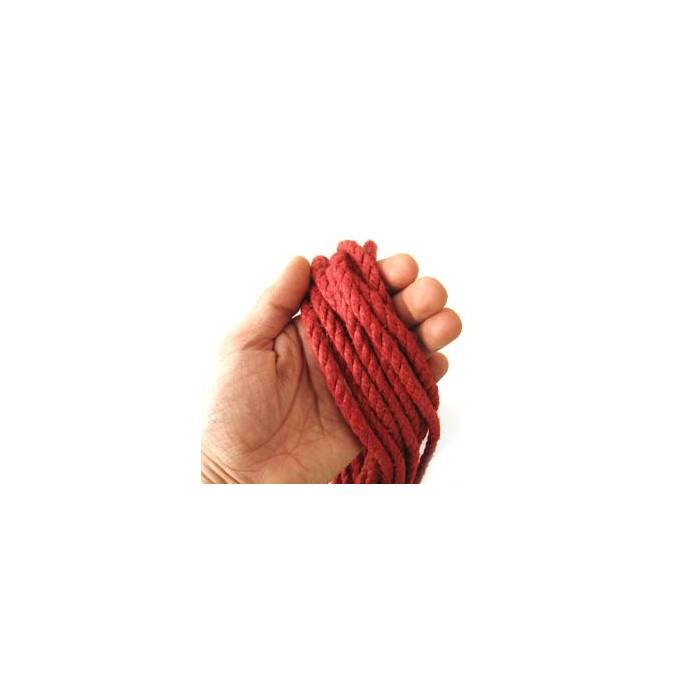 BONDAGE ROPE HEMP - RED
