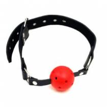 RED BALL GAG WITH HOLES