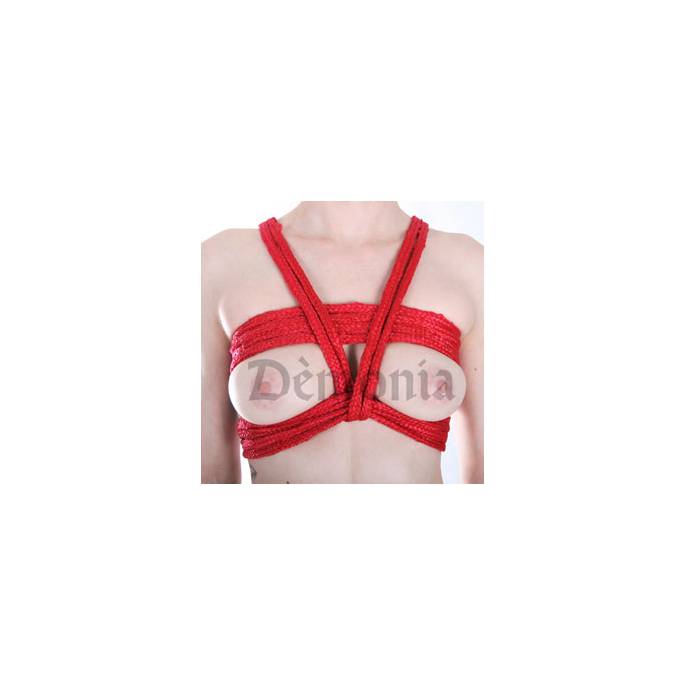 CORDE DE BONDAGE ROUGE