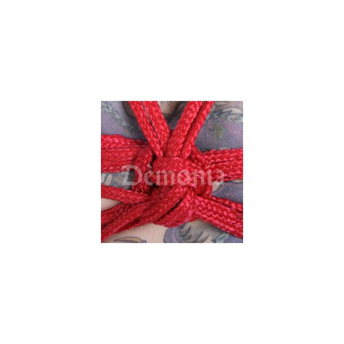CORDE DE BONDAGE ROUGE