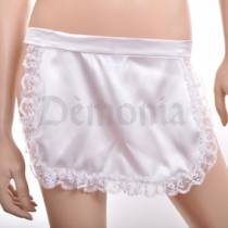 TABLIER SATIN BLANC