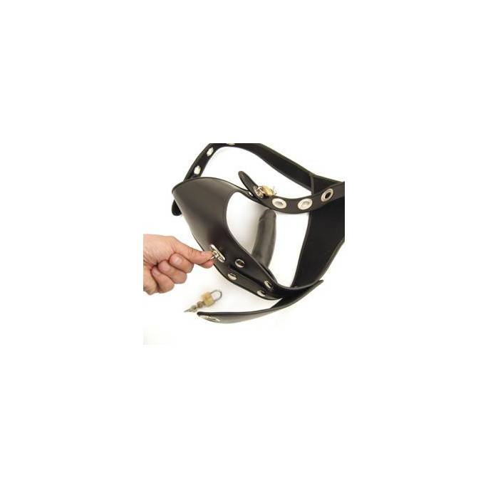 CEINTURE de CHASTETE CUIR FEMME