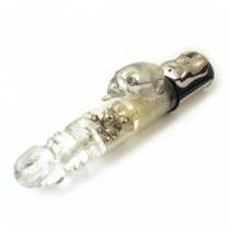 TRANSPARENTER ROTIERENDER VIBRIERENDER DILDO