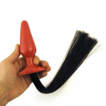 SPINA PER PONY IN VINILE ROSSO