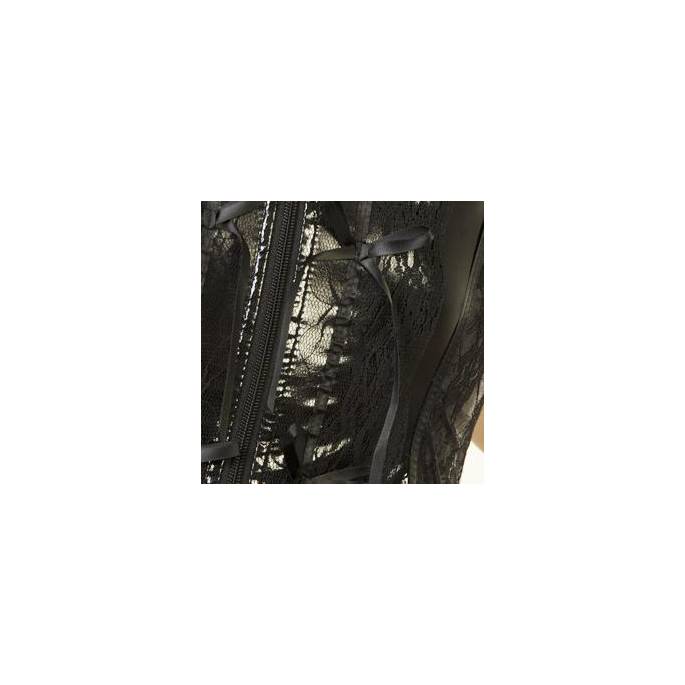 Allure Lingerie Kitten Plus Robe dos nu effet mouillé Taille