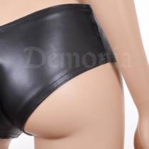 MINI LEATHERETTE SHORTS