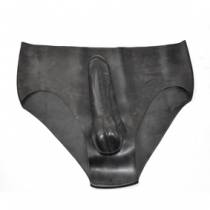 CALZONCILLOS DE LÁTEX Y FUNDA PARA EL PENE