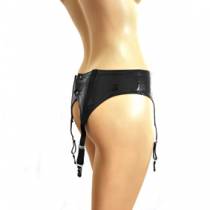 BLACK SUSPENDER BELT