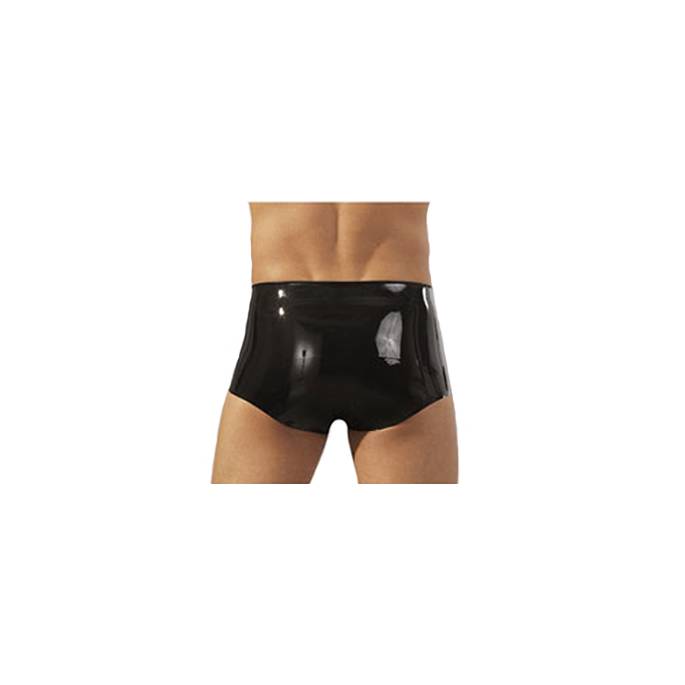 LATEX BRIEFS WITH PENIS CASE