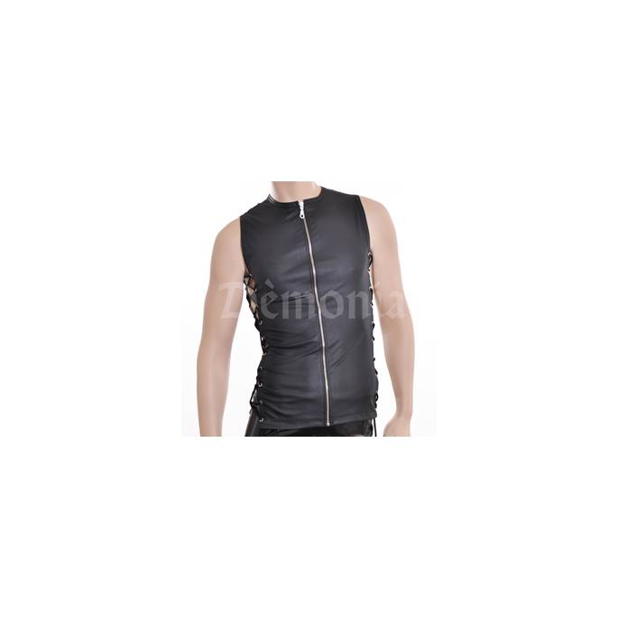 Vexen Black Wetlook Men's Top