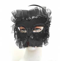 BLACK VELVET MASK ISABELLA