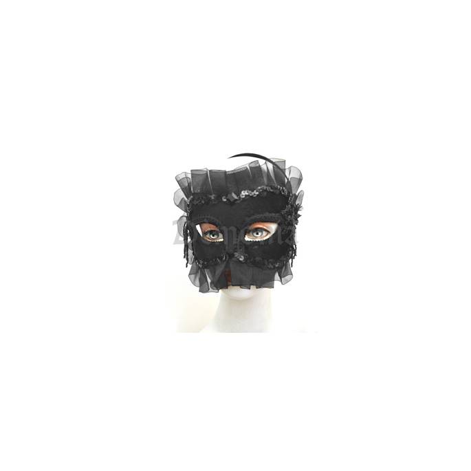 SAMTMASKE SCHWARZ ISABELLA