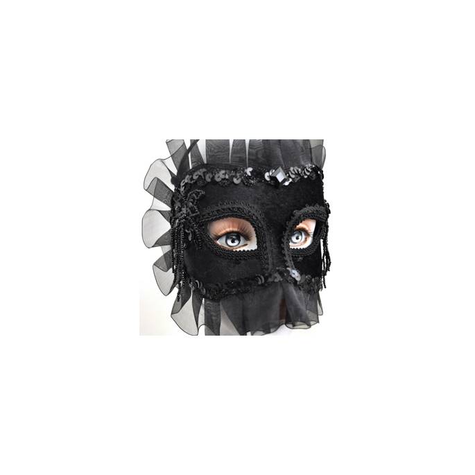 MASQUE VELOURS NOIR ISABELLA