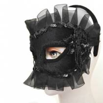SAMTMASKE SCHWARZ ISABELLA