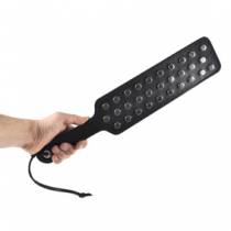 PADDLE CUIR ET PASTILLES METAL