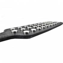 LEATHER PADDLE AND METAL PELLETS