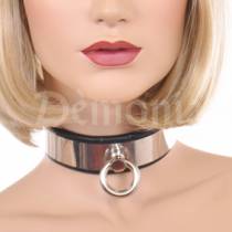 LEATHER AND METAL NECKLACE (RING)