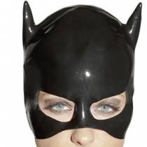 CATWOMAN-MASKE AUS LATEX