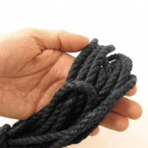 BONDAGE-SEIL HANF -SCHWARZ