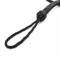 PEITSCHE LEDER SCHWARZ + MECHE