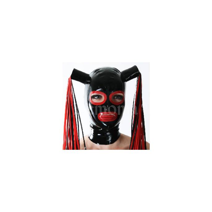 LATEX HOOD WITH QUILTS