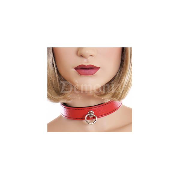 FAUX LEATHER NECKLACE